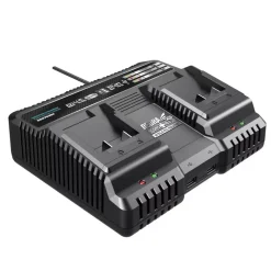 DEDRA SAS+ALL DED7039V Ładowarka szybka podwójna zasilacz 2 akumulatory 20V 2x4,5A USB