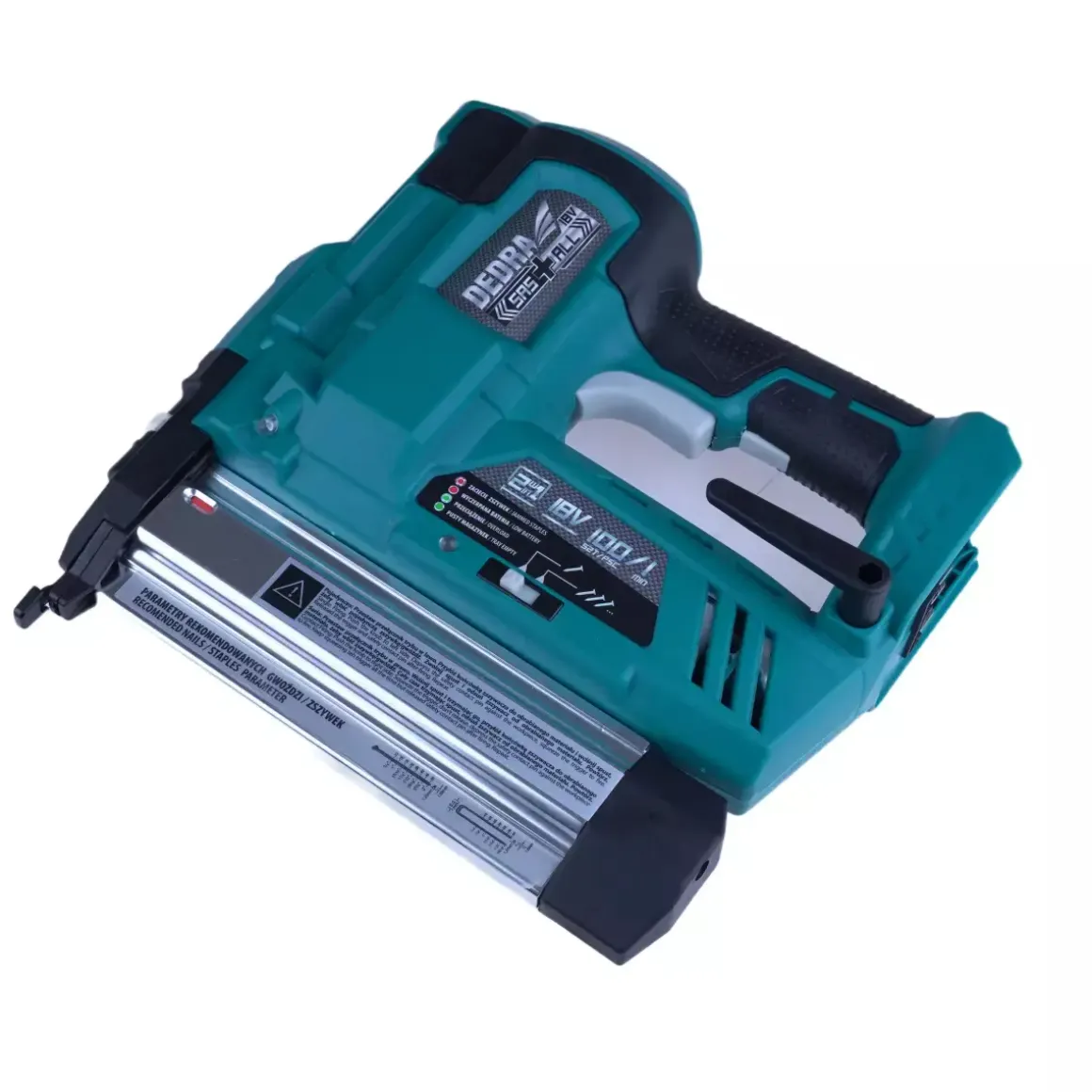 DEDRA SAS+ALL DED7053 zszywacz gwoździarka 2w1 akumulatorowa pneumatyczna 18V do 50mm