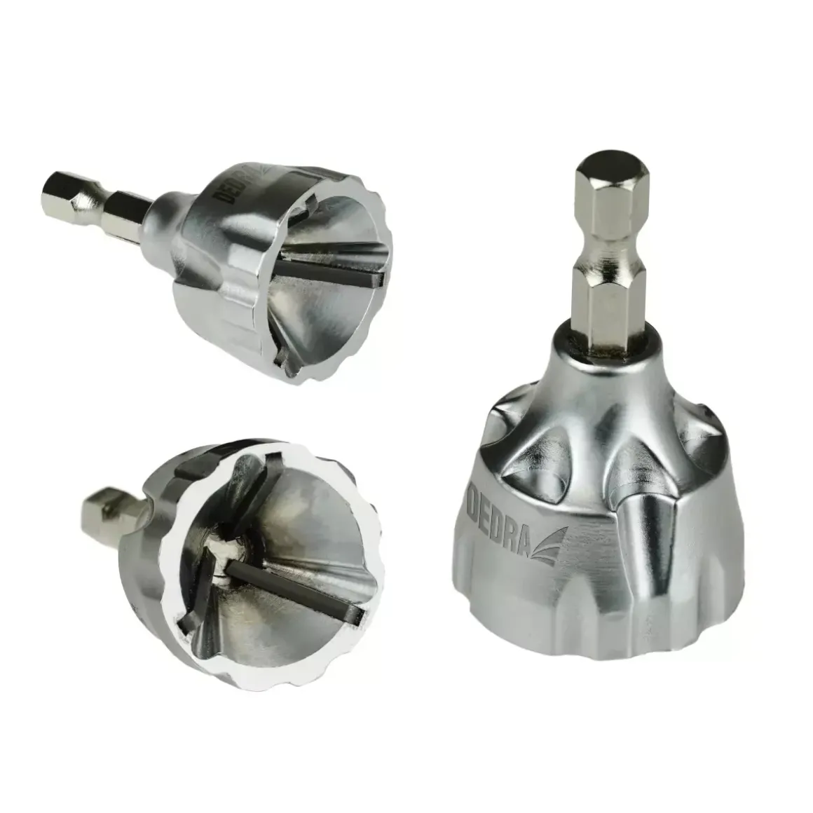 DEDRA WMG0319 Gratownik zewnętrzny 3-19 mm frez fazownik HEX 1/4 do metalu