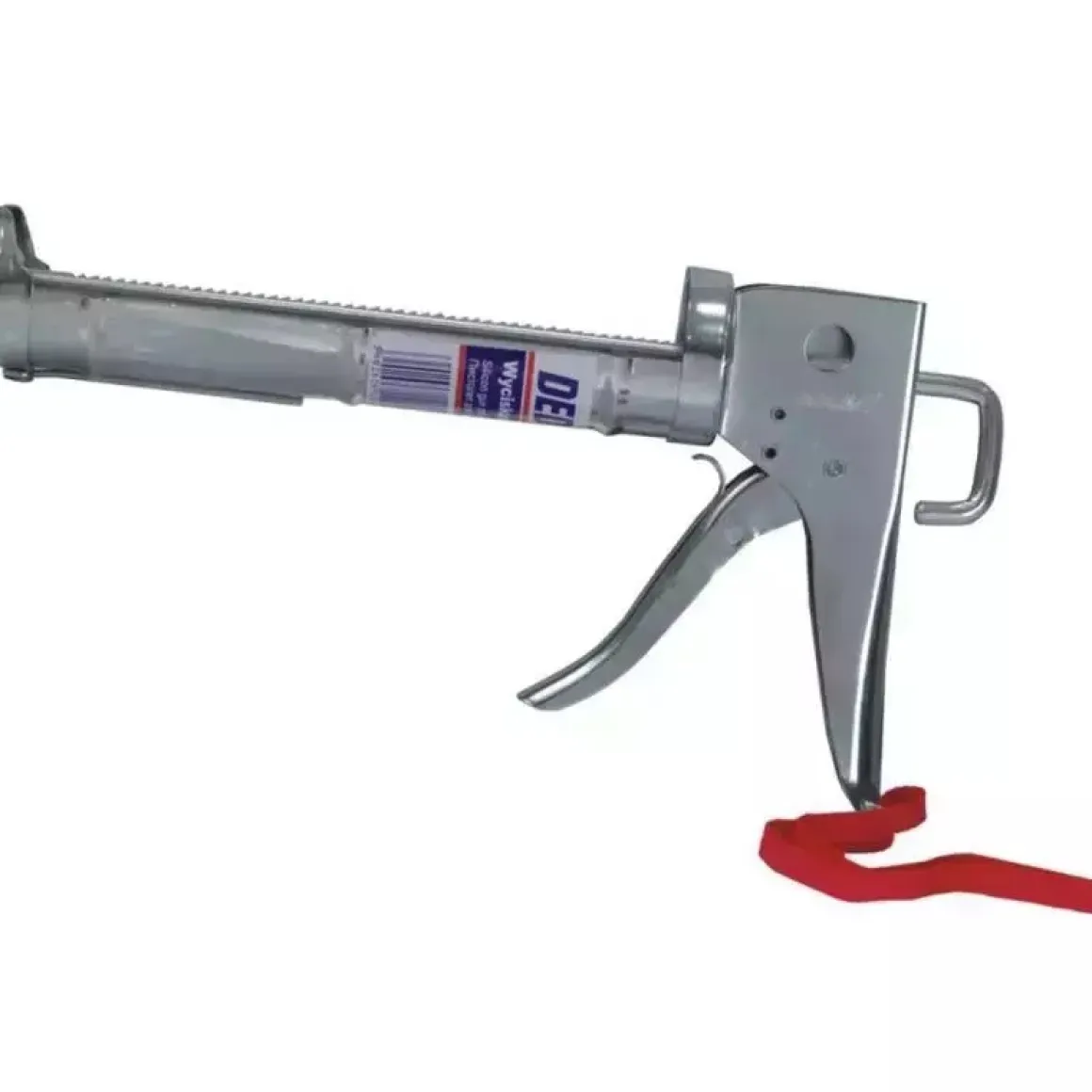 DEDRA 1201 Wyciskacz do silikonu wzmocniony, pistolet do tub i kartuszy 330 ml