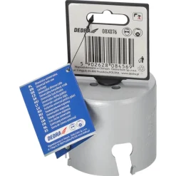 DEDRA 08X076 Otwornica TCT widiowa uniwersalna 76 mm 5/8'' koronka HM do drewna metalu PCV