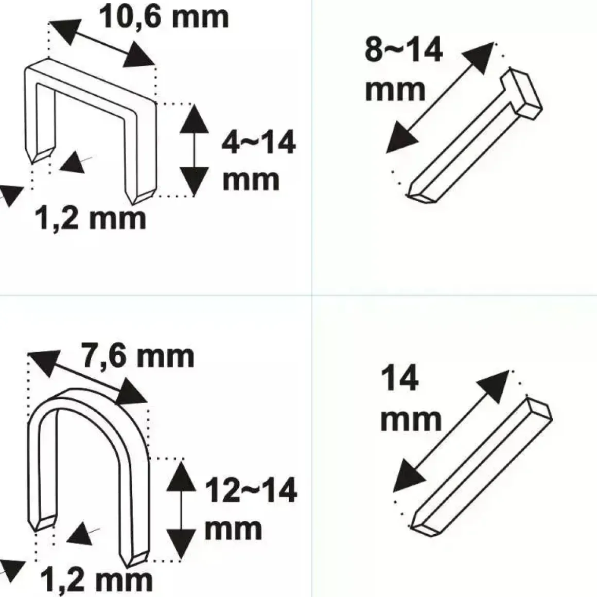Dedra 11Z003 Zszywacz Tapicerski Taker Gwoździarka 4w1 6-14 mm Regulacja Siły