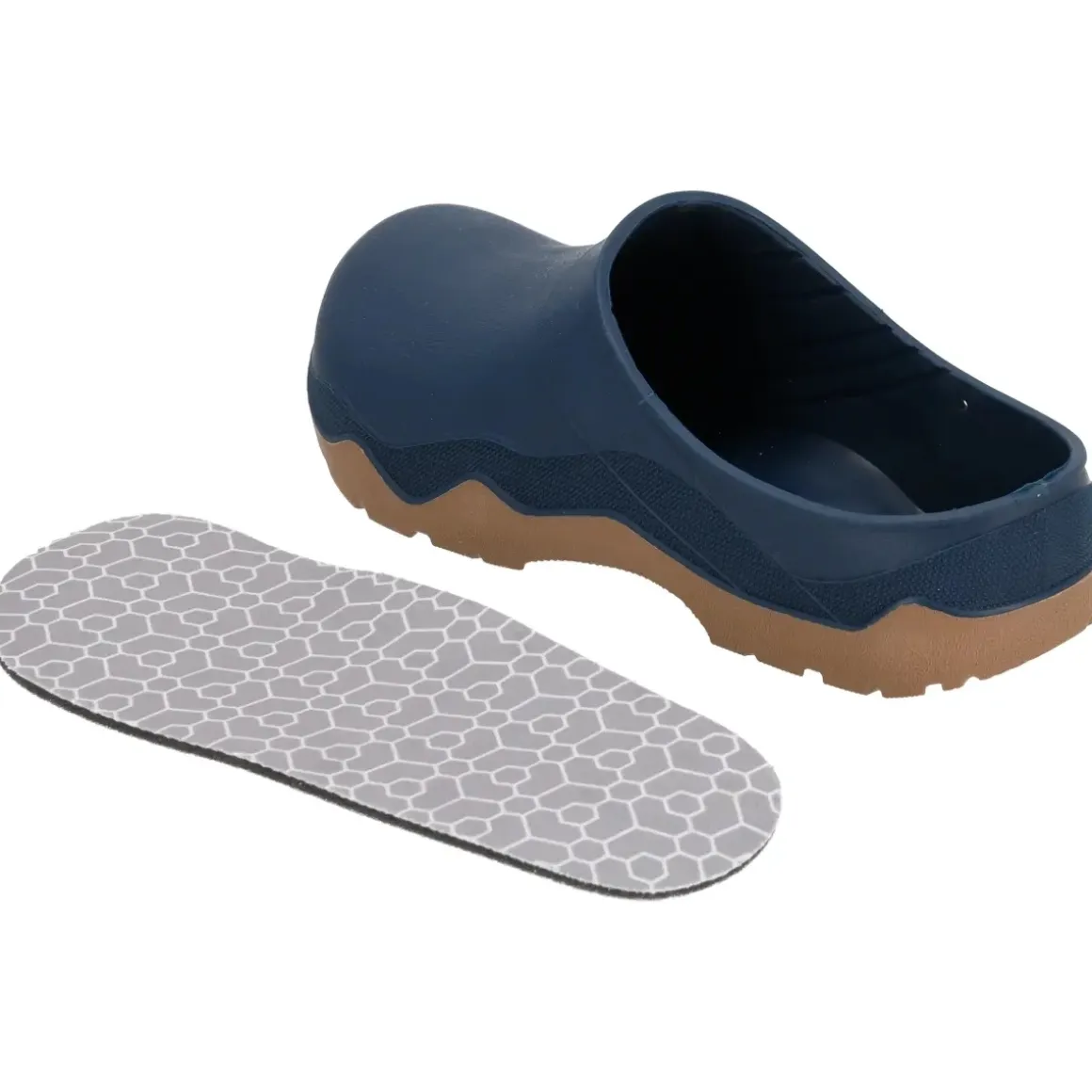 Ewimax BH9AB1-44 Chodaki premium 43/44 z wkładką, klapki ogrodowe, obuwie robocze