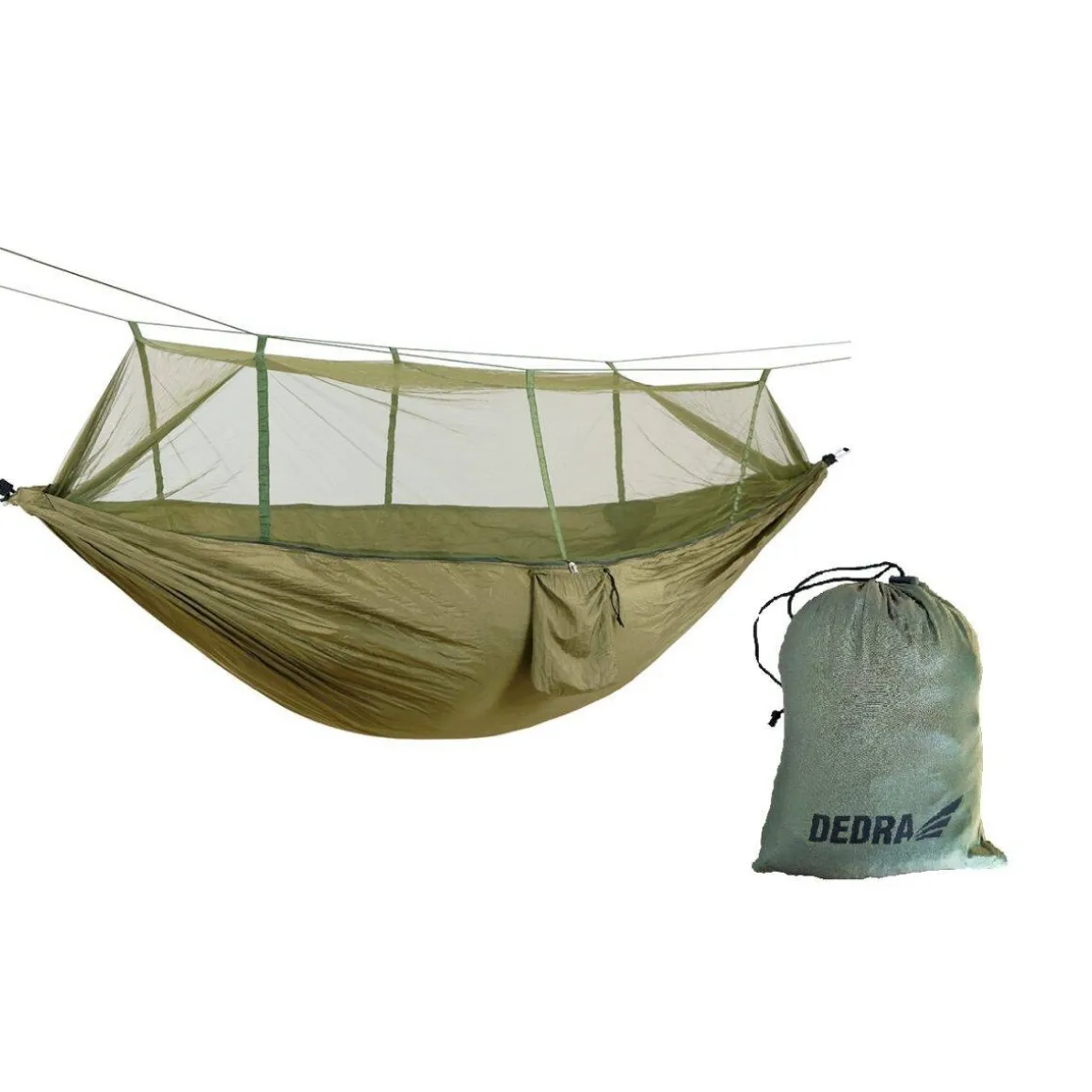 Ewimax N1036 Hamak turystyczny ogrodowy 270x140 cm z moskitierą biwakowy survival