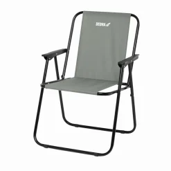Ewimax N1028-2 Krzesło campingowe plażowe turystyczne ogrodowe składane szare 52x58x72 cm