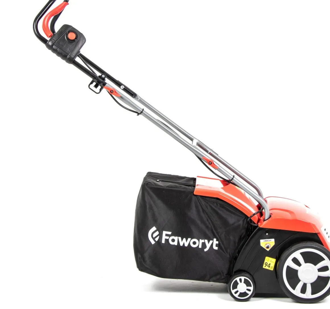 FAWORYT KCW1532 2W1 WERTYKULATOR DO TRAWY AREATOR 2w1 AERATOR + 2 WAŁKI 1500W / 32cm