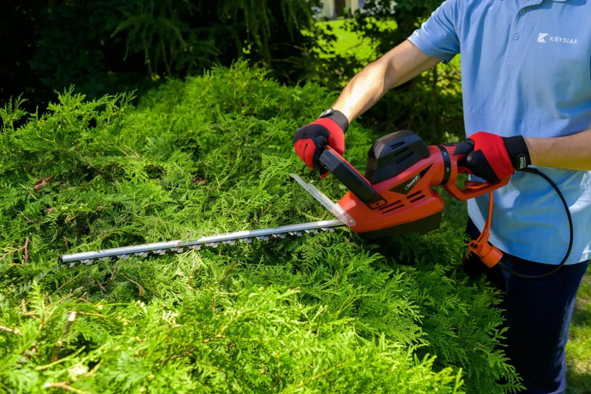 FAWORYT NEC750R SEKATOR NOŻYCE DO ŻYWOPŁOTU KRZAKÓW KRZEWÓW ELEKTRYCZNE 750W / 55cm