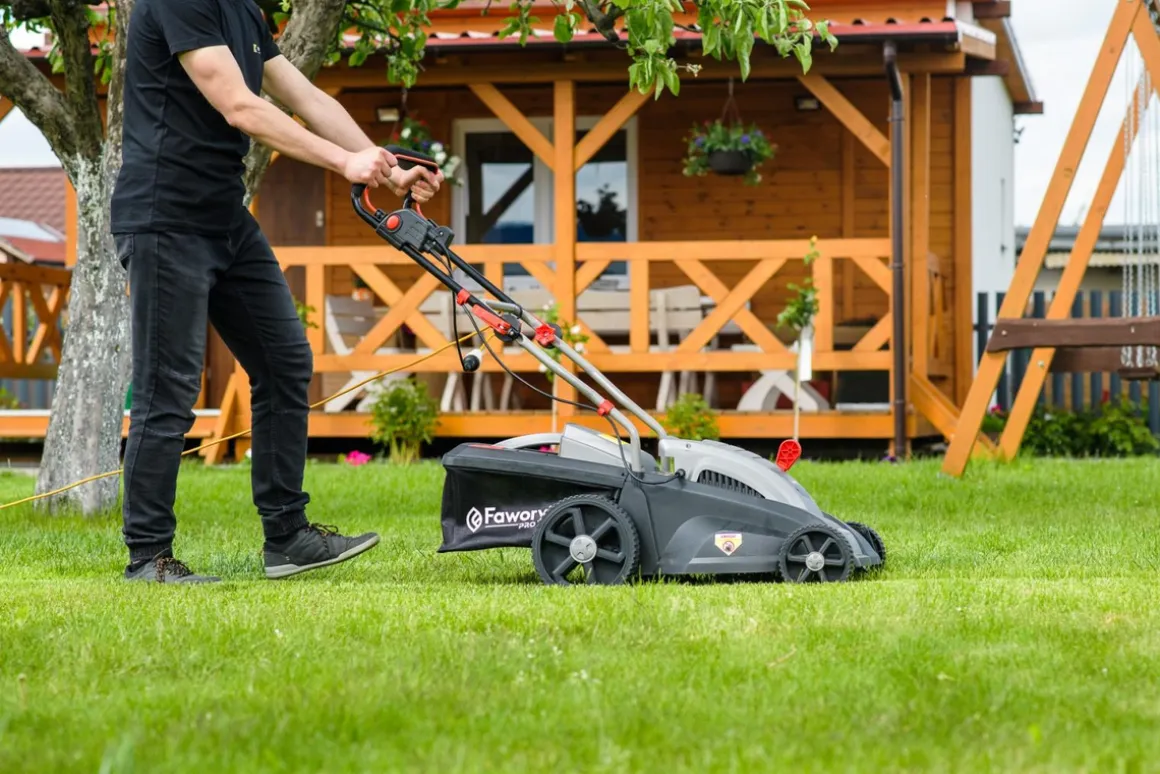 FAWORYT PRO ME38 KOSIARKA ELEKTRYCZNA DO TRAWY INDUKCYJNA Handy Prime GTK1600 1600W / 38cm