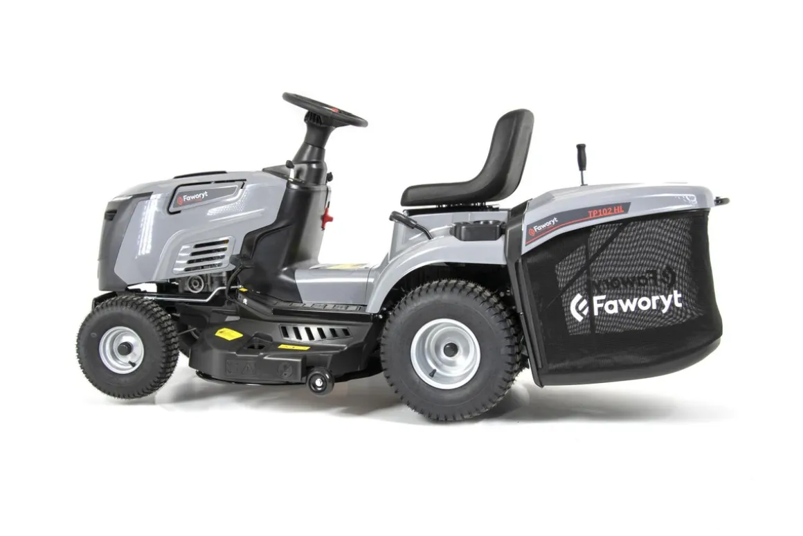 FAWORYT PRO TP102 HL TRAKTOREK OGRODOWY DO TRAWY Z TYLNYM WYRZUTEM KOSIARKA SAMOJEZDNA SPALINOWA DO TRAWY HYDROSTAT 102cm
