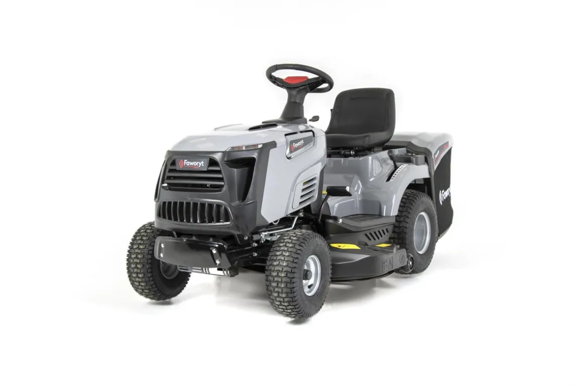 FAWORYT PRO TP102 HLV2 TRAKTOREK OGRODOWY DO TRAWY Z TYLNYM WYRZUTEM KOSIARKA SAMOJEZDNA SPALINOWA DO TRAWY HYDROSTAT 102cm 2 CYLINDRY