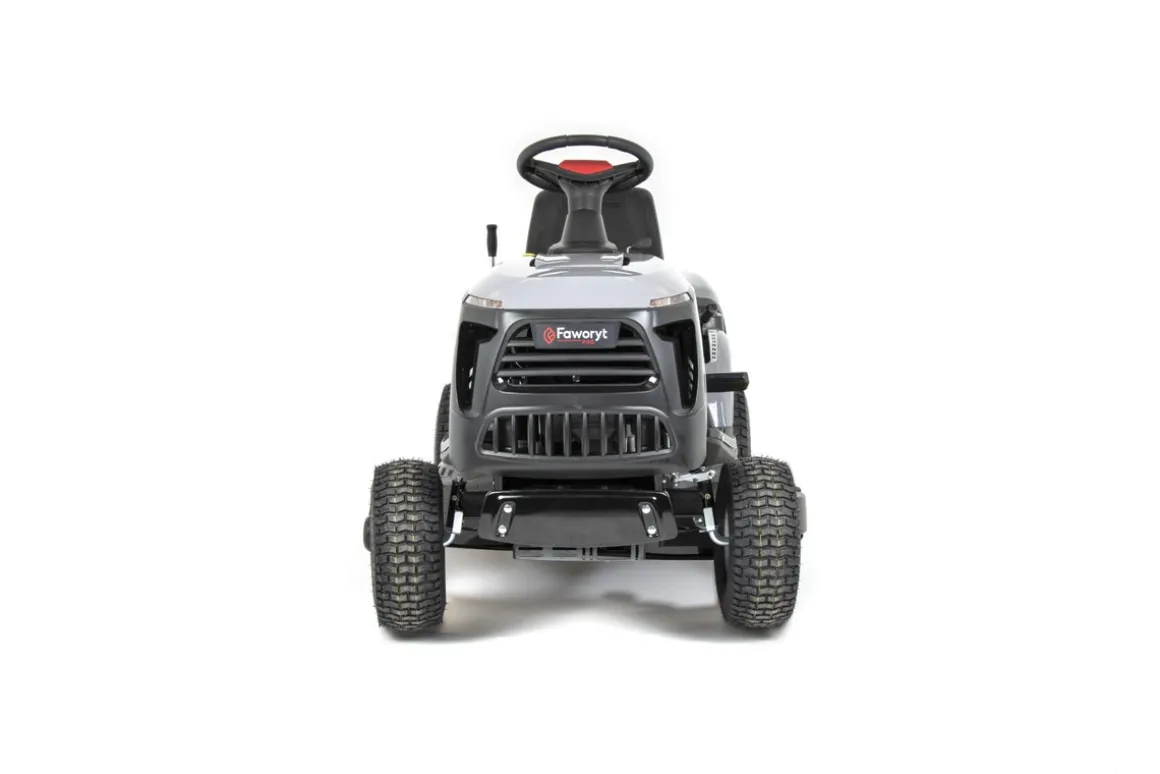 FAWORYT PRO TP102 HLV2 TRAKTOREK OGRODOWY DO TRAWY Z TYLNYM WYRZUTEM KOSIARKA SAMOJEZDNA SPALINOWA DO TRAWY HYDROSTAT 102cm 2 CYLINDRY