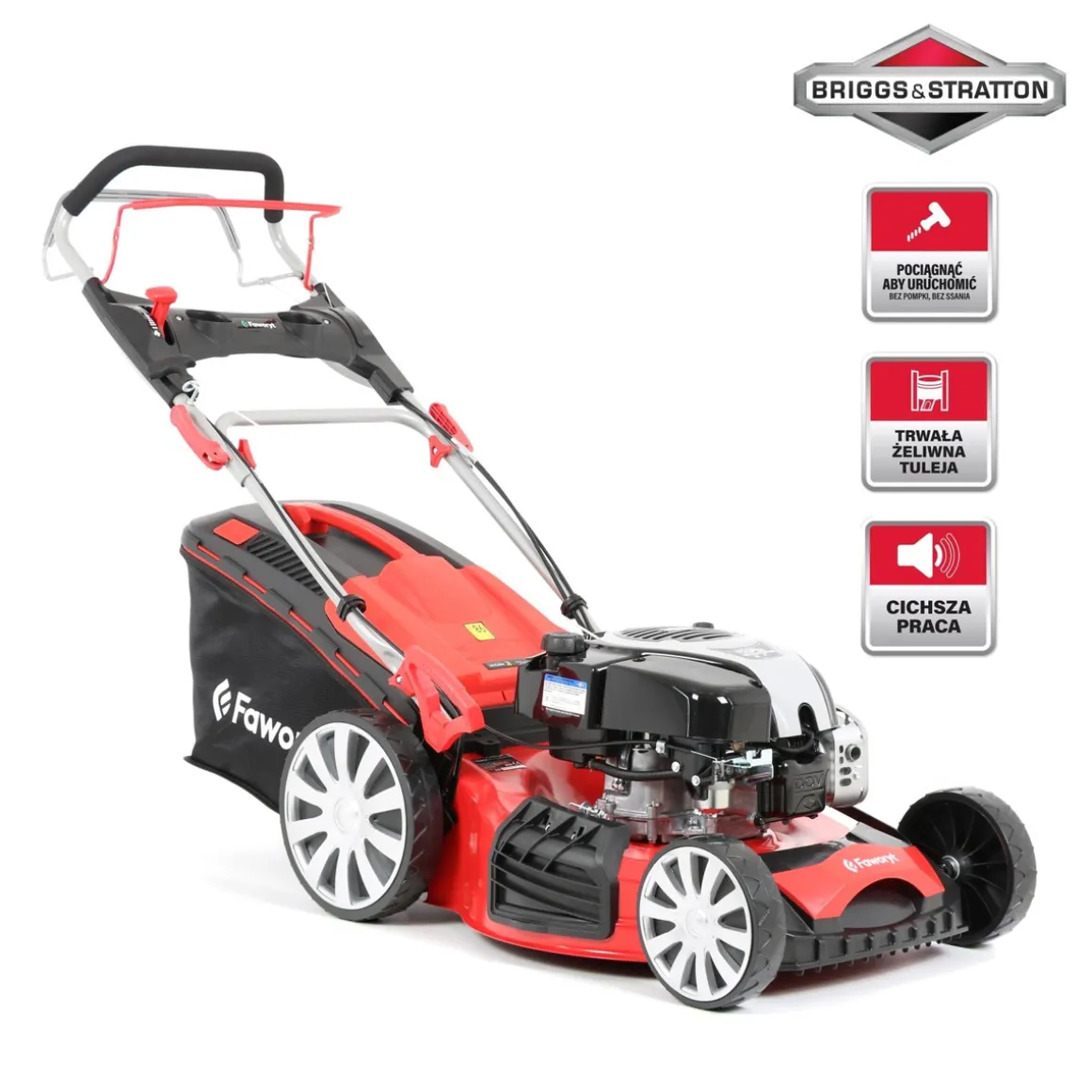 FAWORYT SHA51BS750N-4W1 KOSIARKA SPALINOWA Z NAPĘDEM BRIGGS 750 51cm