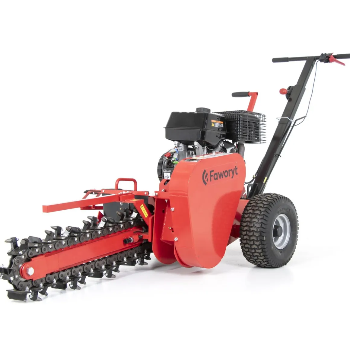FAWORYT SK600 KOPARKA ŁAŃCUCHOWA OGRODOWA OGRODNICZA SPALINOWA MINIKOPARKA DO UKŁADANIA RUR, PRZEWODÓW, KABLI itp. 15 KM / 60cm
