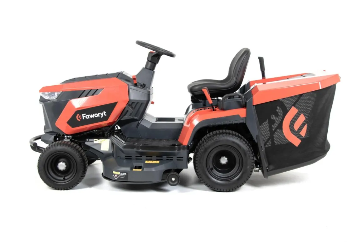 FAWORYT TR102 HV MOCNY TRAKTOR OGRODOWY TRAKTOREK DO TRAWY Z TYLNYM WYRZUTEM KOSIARKA SAMOJEZDNA SPALINOWA DO TRAWY HYDROSTAT 102cm / 17KM