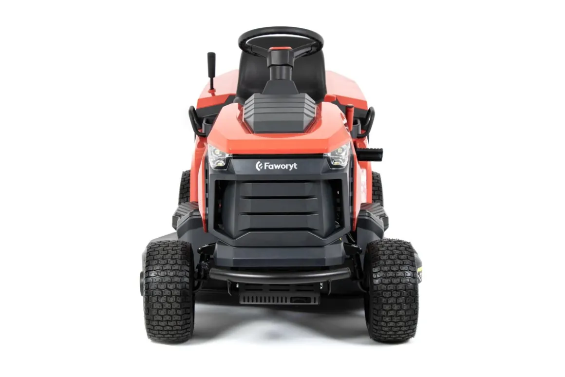 FAWORYT TR102 HV MOCNY TRAKTOR OGRODOWY TRAKTOREK DO TRAWY Z TYLNYM WYRZUTEM KOSIARKA SAMOJEZDNA SPALINOWA DO TRAWY HYDROSTAT 102cm / 17KM