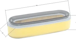Filtr powietrza Honda GXV160 kos.LM5360 8R08-07