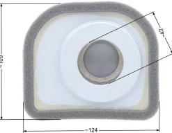 Filtr powietrza Kawasaki 5.5 HP FA210 8R02-11