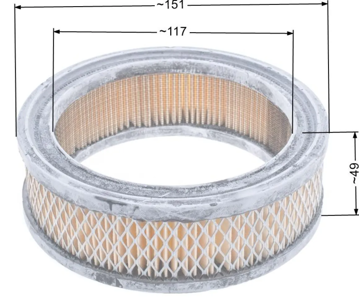 Filtr powietrza Kohler /fi152x117x48/ 8R06-05