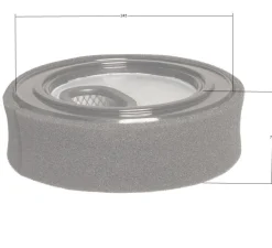 Filtr powietrza Loncin okrągły LC2V90(T230) CZĘŚĆ ORYGINALNA 180100104-0001