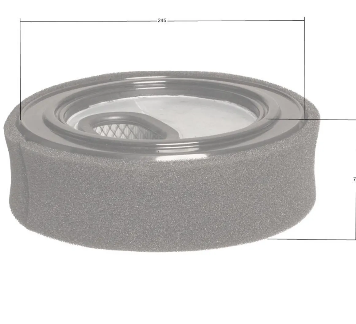 Filtr powietrza Loncin okrągły LC2V90(T230) CZĘŚĆ ORYGINALNA 180100104-0001