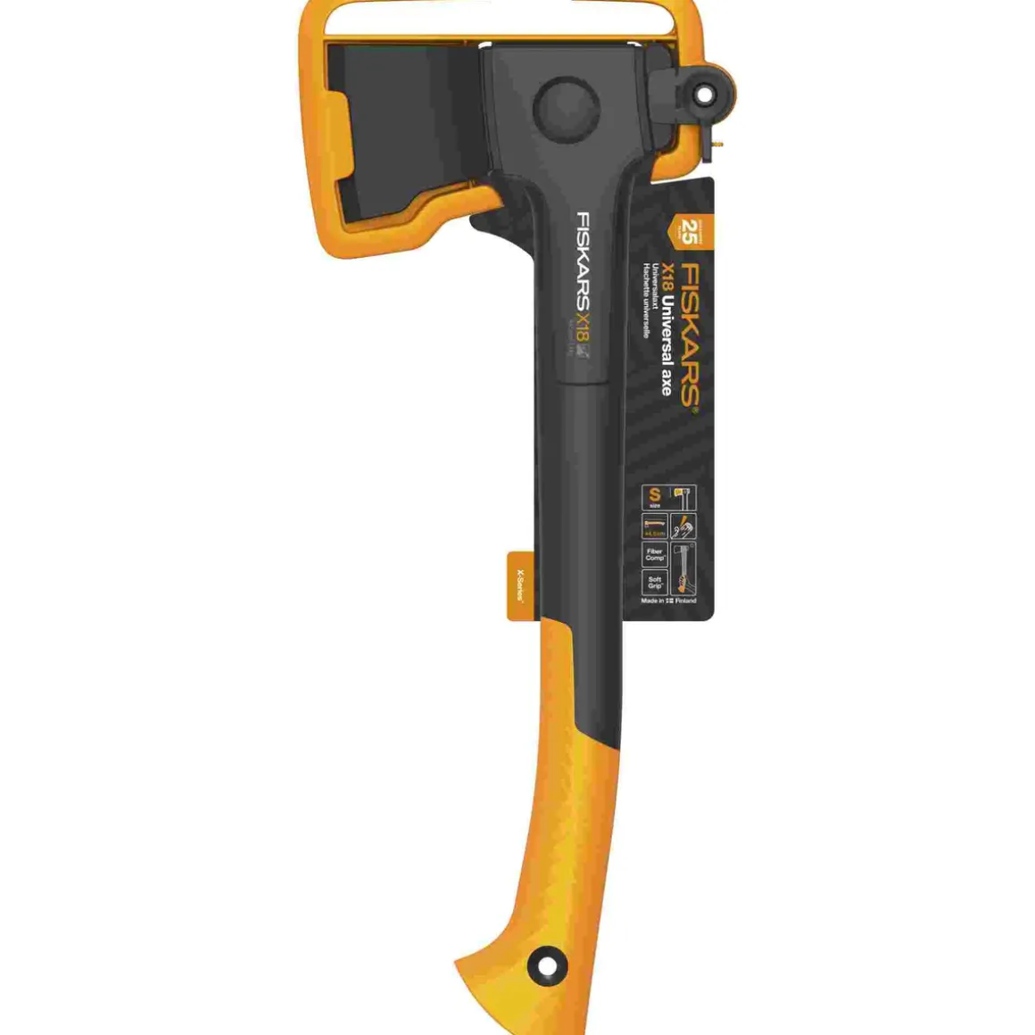Fiskars siekiera uniwersalna X18 S X-series 1069103 do drewna świeżego i żywicznego