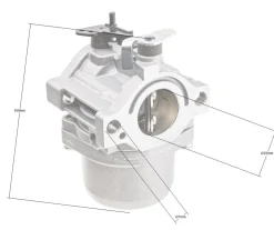 Gaźnik B&S Model 21 CZĘŚĆ ORYGINALNA 590399