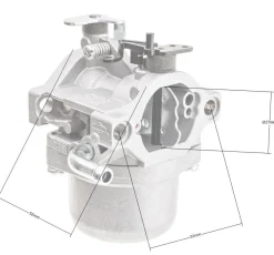 Gaźnik B&S Model 21 CZĘŚĆ ORYGINALNA 590399