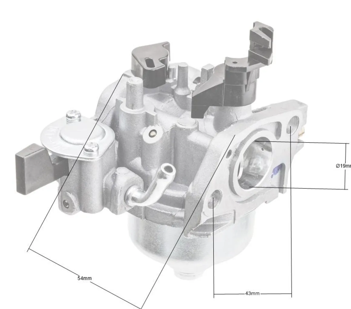 Gaźnik Loncin G200F bez primera EURO 2 CZĘŚĆ ORYGINALNA 170020406-0004