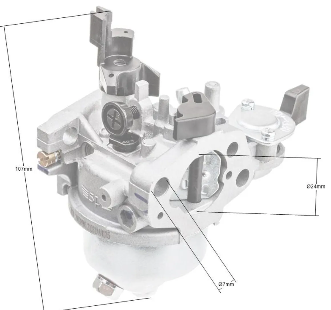 Gaźnik Loncin G200F bez primera EURO 2 CZĘŚĆ ORYGINALNA 170020406-0004