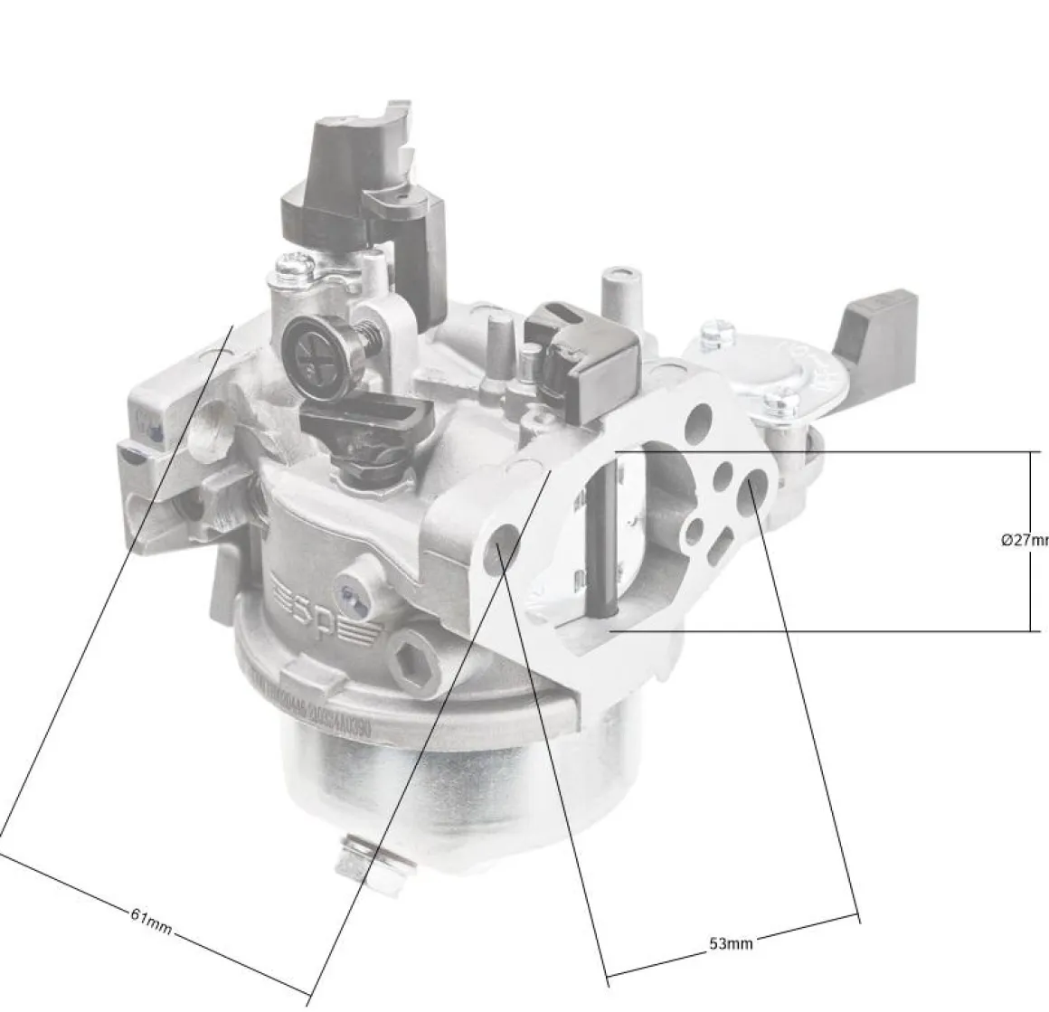 Gaźnik Loncin G420F CZĘŚĆ ORYGINALNA 170020446-T190
