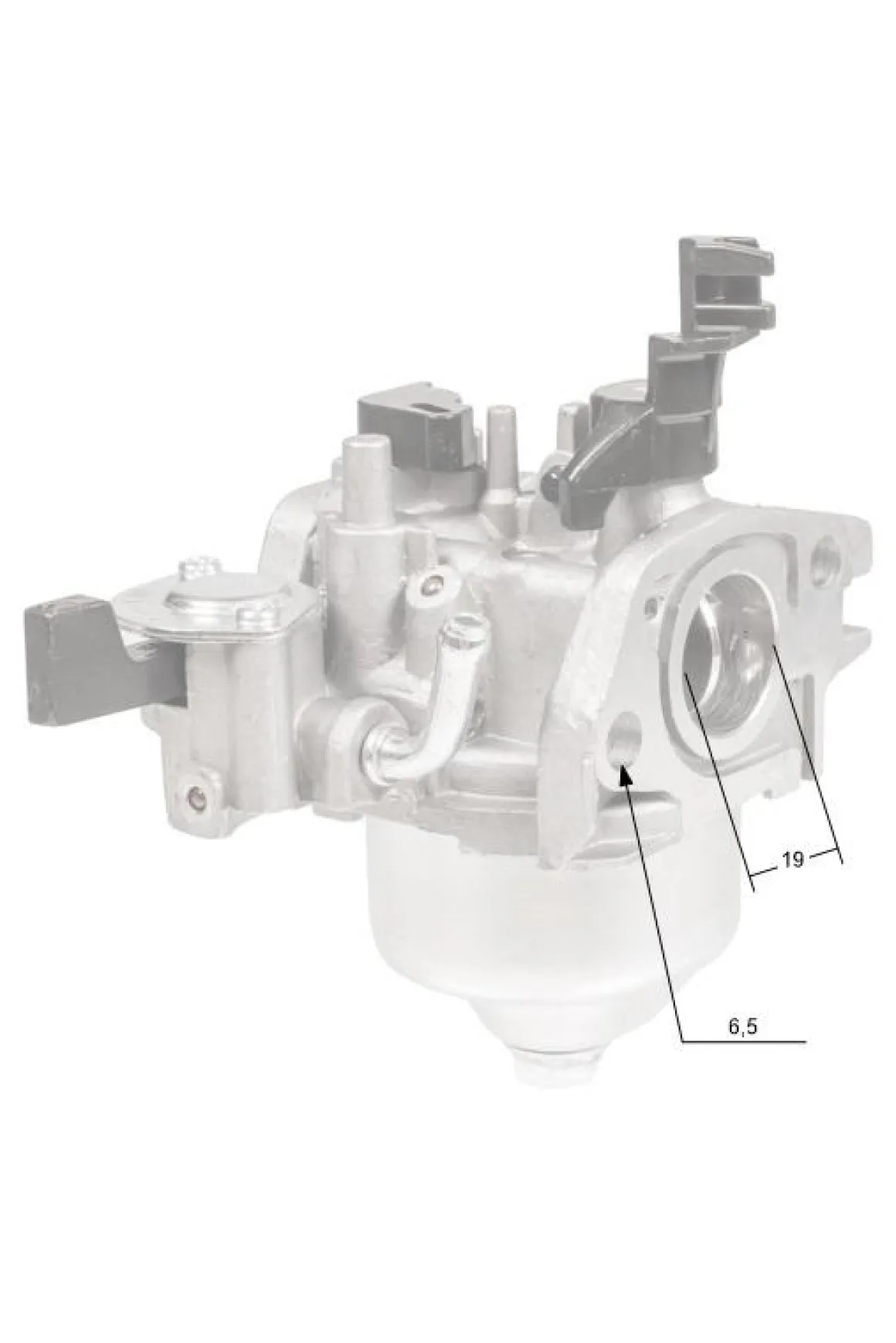 Gaźnik Loncin G200F zamiatarka ZM02 ZM04 CZĘŚĆ ORYGINALNA 170022231-0001