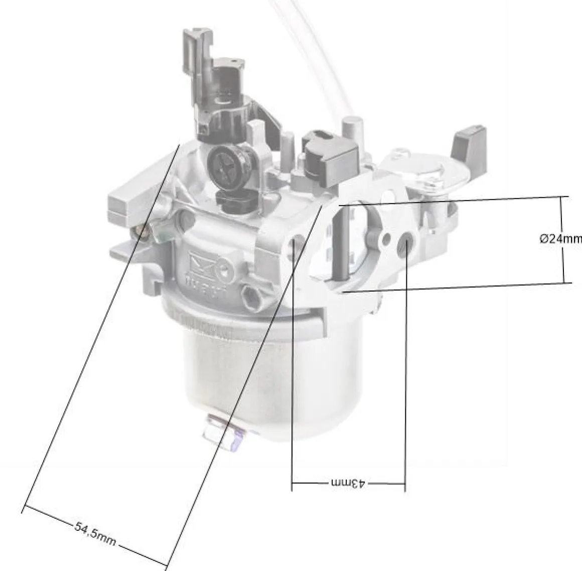 Gaźnik Loncin LC168F-2H CZĘŚĆ ORYGINALNA 170021094-0001