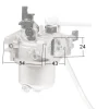 Gaźnik Loncin LC168F-2H CZĘŚĆ ORYGINALNA 170022149-0001