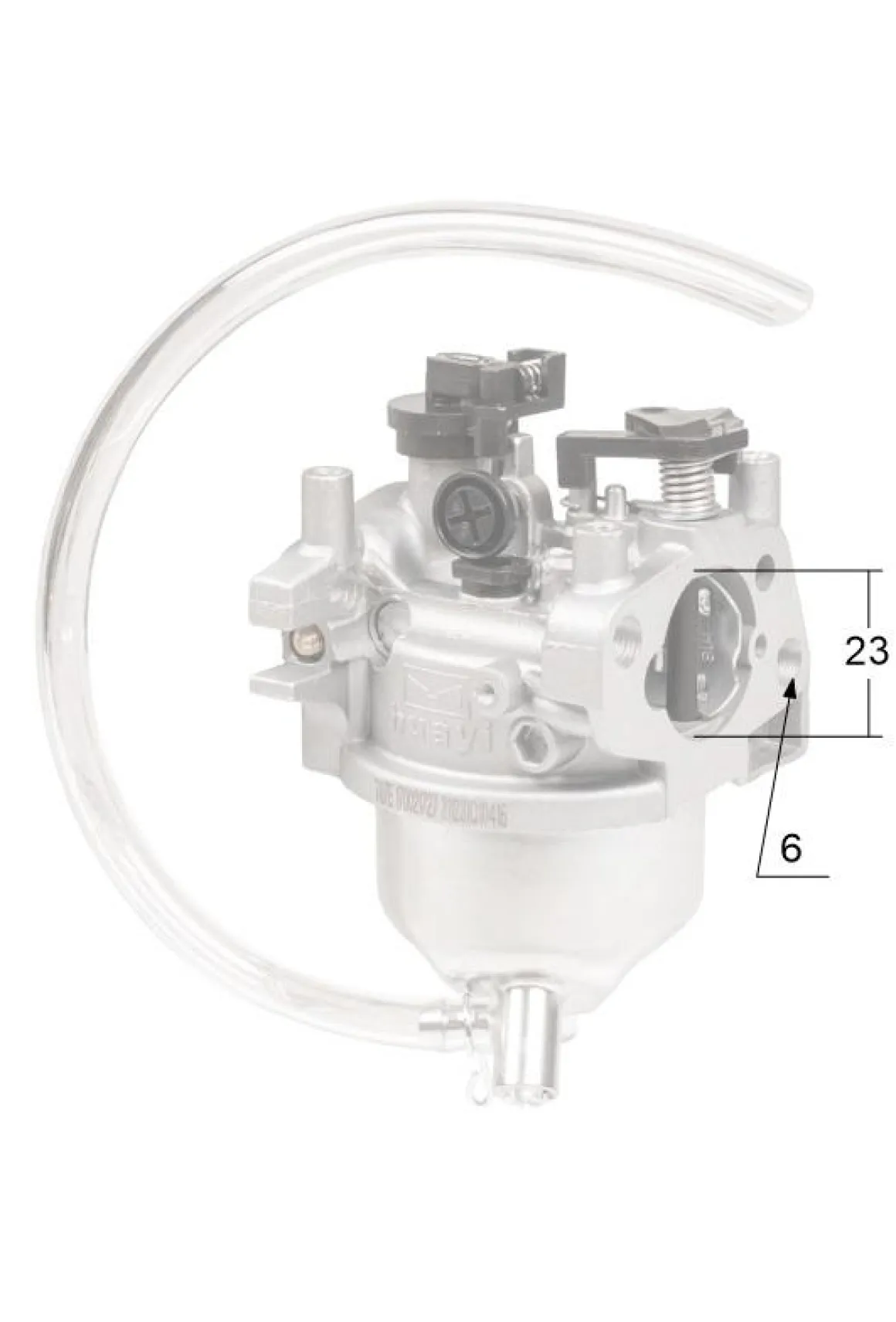 Gaźnik Loncin LC3500i LC170FD-3 CZĘŚĆ ORYGINALNA 170021727-0001
