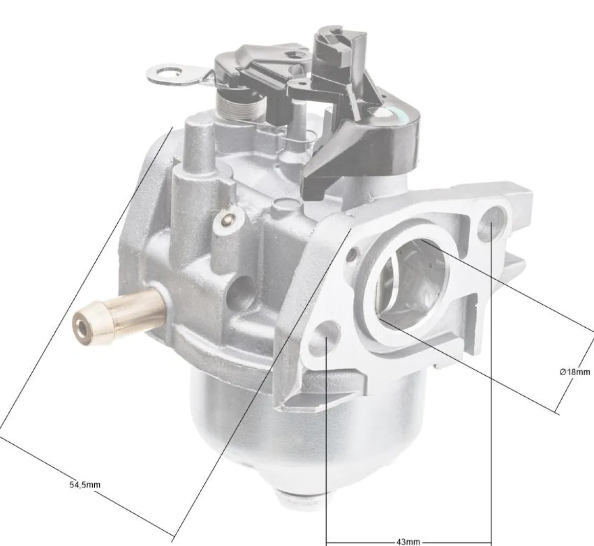 Gaźnik Loncin LC1P65FA z automatycznym ssaniem 080003