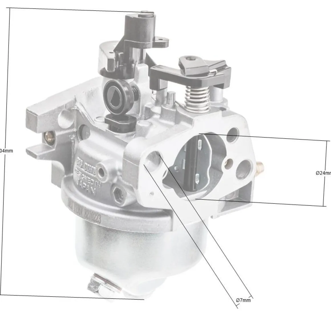 Gaźnik Loncin LC1P70FA z wałkiem 080005