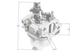 Gaźnik Loncin LC1P61FC CZĘŚĆ ORYGINALNA 170021297-0001