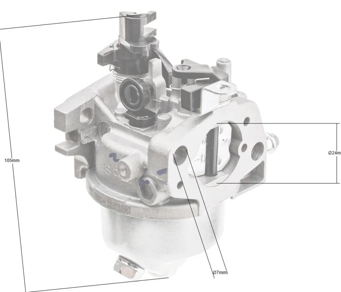 Gaźnik Loncin LC1P65FC CZĘŚĆ ORYGINALNA 170021144-0001
