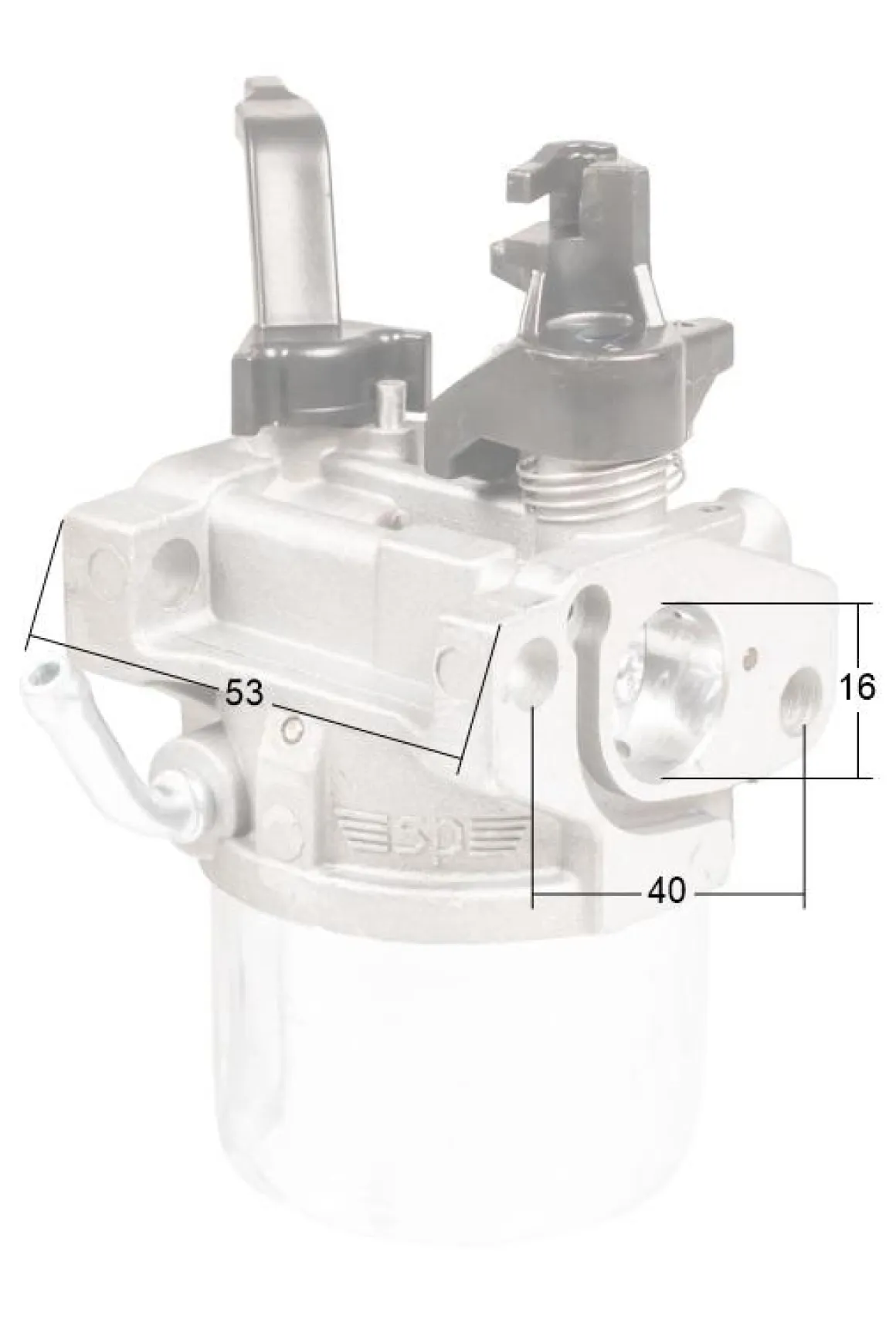 Gaźnik Loncin LC40ZB20-1.7Q LC148F-2 CZĘŚĆ ORYGINALNA 170022361-0001
