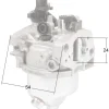 Gaźnik Loncin 1P70FC ssanie ręczne CZĘŚĆ ORYGINALNA 170021336-0001