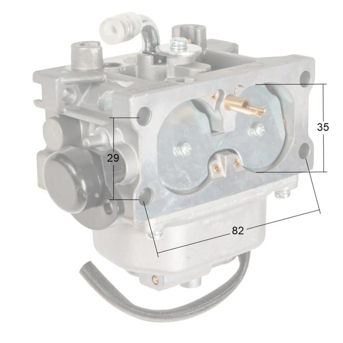 Gaźnik Loncin 2P82F CZĘŚĆ ORYGINALNA 170022435-0001