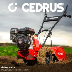 Glebogryzarka z napędem Cedrus GLX480 6,5KM silnik Loncin