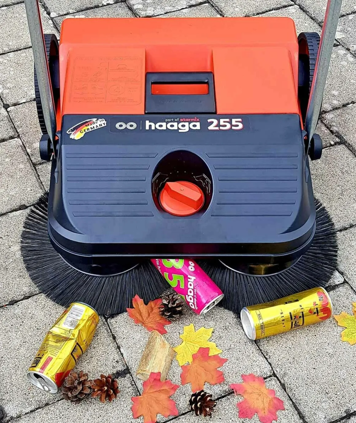 HAAGA STARMIX 255 ZAMIATARKA RĘCZNA PROWADZONA URZĄDZENIE SPRZĄTAJĄCE Z SYSTEMEM TURBO 55cm KLASA PREMIUM EWIMAX-OFICJALNY DYSTRYBUTOR - AUTORYZOWANY DEALER HAAGA