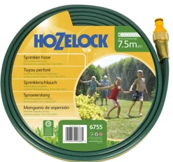 Hozelock 6755 wąż zraszający 7,5 m płaski perforowany do nawadniania ogrodu