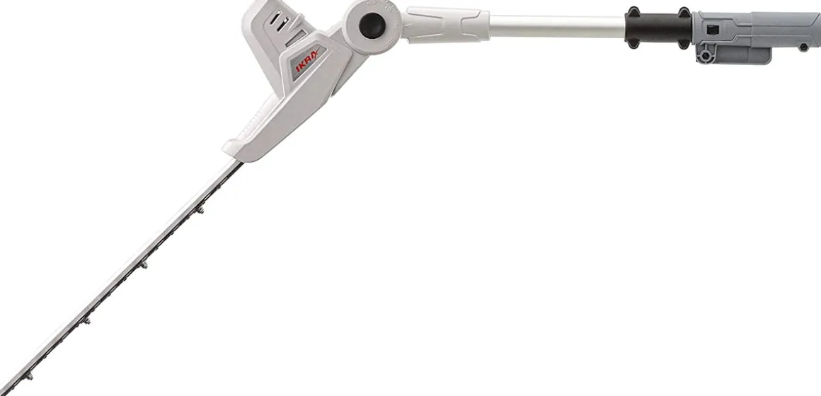 IKRA ICPH 2040 SEKATOR NOŻYCE DO ŻYWOPŁOTU AKUMULATOROWE NA WYSIĘGNIKU 20V PREMIUM OB-IKRICPH2040 EWIMAX - OFICJALNY DYSTRYBUTOR - AUTORYZOWANY DEALER IKRA