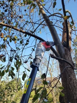 IKRA IEAS 750 PIŁA PILARKA PRZECINARKA PODKRZESYWARKA DO DREWNA GAŁĘZI ELEKTRYCZNA NA WYSIĘGNIKU 20 cm / 750 W PREMIUM OB-IKRIEAS750 EWIMAX - OFICJALNY DYSTRYBUTOR - AUTORYZOWANY DEALER IKRA