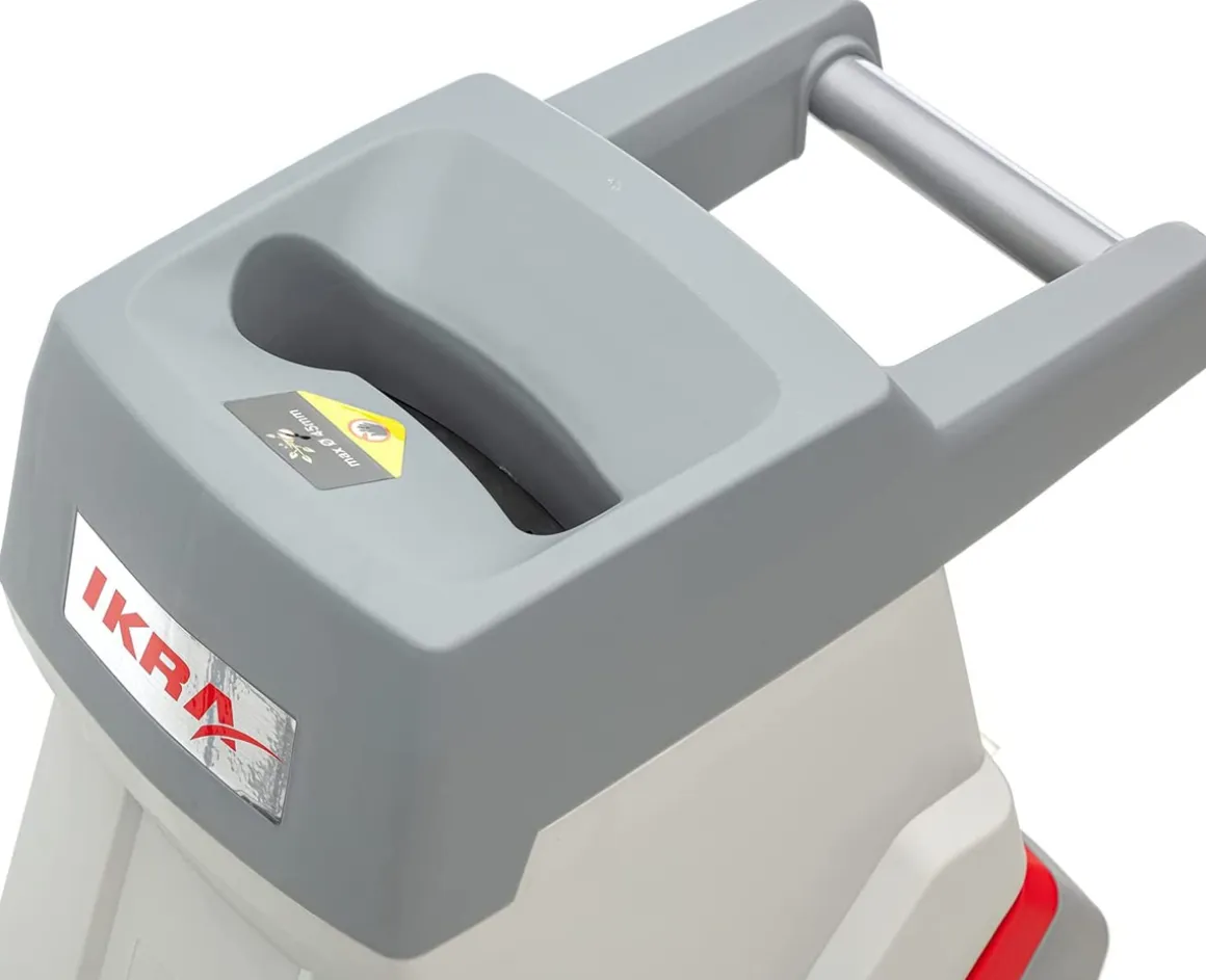 IKRA IMH 2500 ROZDRABNIACZ ELEKTRYCZNY ZĘBATKOWY NOŻOWY RĘBAK DO GAŁĘZI 2500W + TORBA PREMIUM EWIMAX - OFICJALNY DYSTRYBUTOR - AUTORYZOWANY DEALER IKRA
