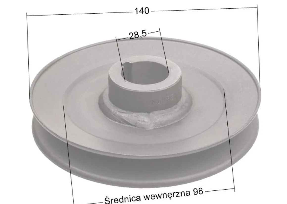Koło pasowe Ferris sprzęgło IS700 CZĘŚĆ ORYGINALNA 5103558