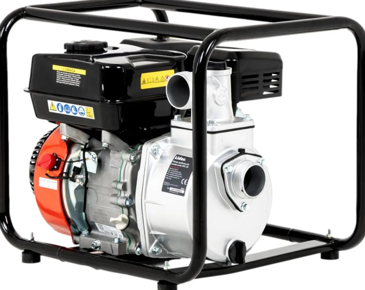 LIDER DPC50 MOTOPOMPA POMPA STRAŻACKA SPALINOWA DO WODY CZYSTEJ WYSOKOWYDAJNA 28000 l/h 28m3/h - OFICJALNY DYSTRYBUTOR - AUTORYZOWANY DEALER LIDER