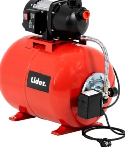 LIDER FH1250 POMPA DO WODY HYDROFOROWA HYDROFOR ZE ZBIORNIKIEM 50L OGRODOWA DO NAWADNIANIA 1200W 4600 l/h